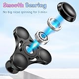 Aolcev Fidget Spinner Stainless Steel Hand Spinner Black 3-5 Min Spin Time view 2