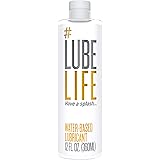 #LubeLife Water Based Personal Lubricant, 12 Ounce Sex Lube for Men, Women and Couples