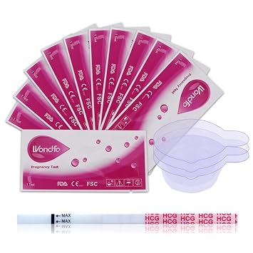 Wondfo Urin Teststreifen Fur Schwangerschaft Mit Urinbecher 20