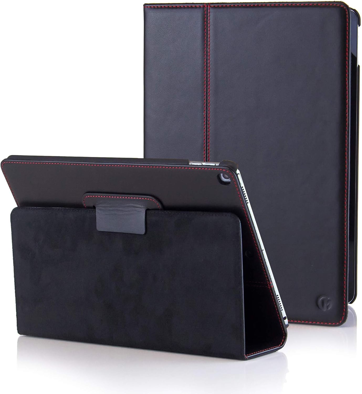 Casemade Real Leather Case Compatible with iPad 9.7” 5th/6th Gen (2017/2018), Full-Grain Leather Cover, Auto Sleep/Wake