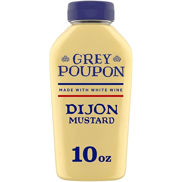 GREY POUPON DIJON MUSTARD, 10 OZ. SQUEEZE BOTTLE