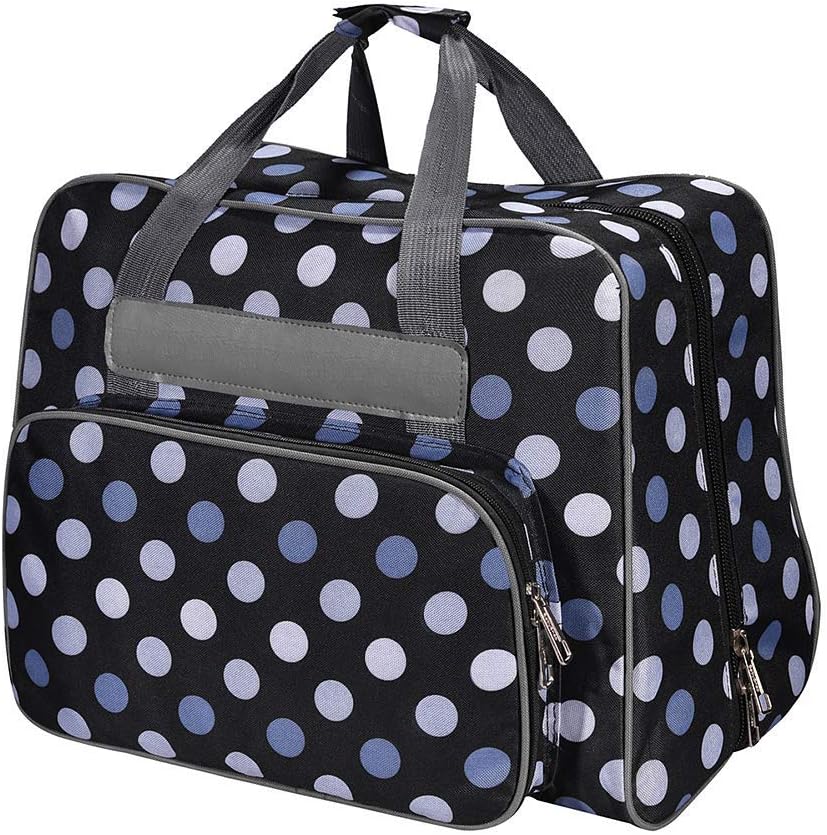 Extra Large Sewing Machine Bag, Padded Storage Cover Carrying Case with