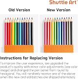 Shuttle Art 408 Pack Colouring Pencils Bulk 12 Colours with 20 Sharpeners view 9