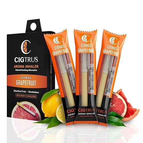 Cigtrus Quit Smoking Inhaler - Natural Refreshing, Smokeless Non Electric  Diffuser Pen, No Nicotine or Vape  Menthol Citrus Grapefruit 3pk in Kenya  | Whizz Smokeless Inhalers