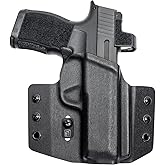 Tulster OWB Contour Kydex Holster in Right Hand fits: Sig Sauer P365XL | Optic Compatible Outside The Waistband Concealed Carry