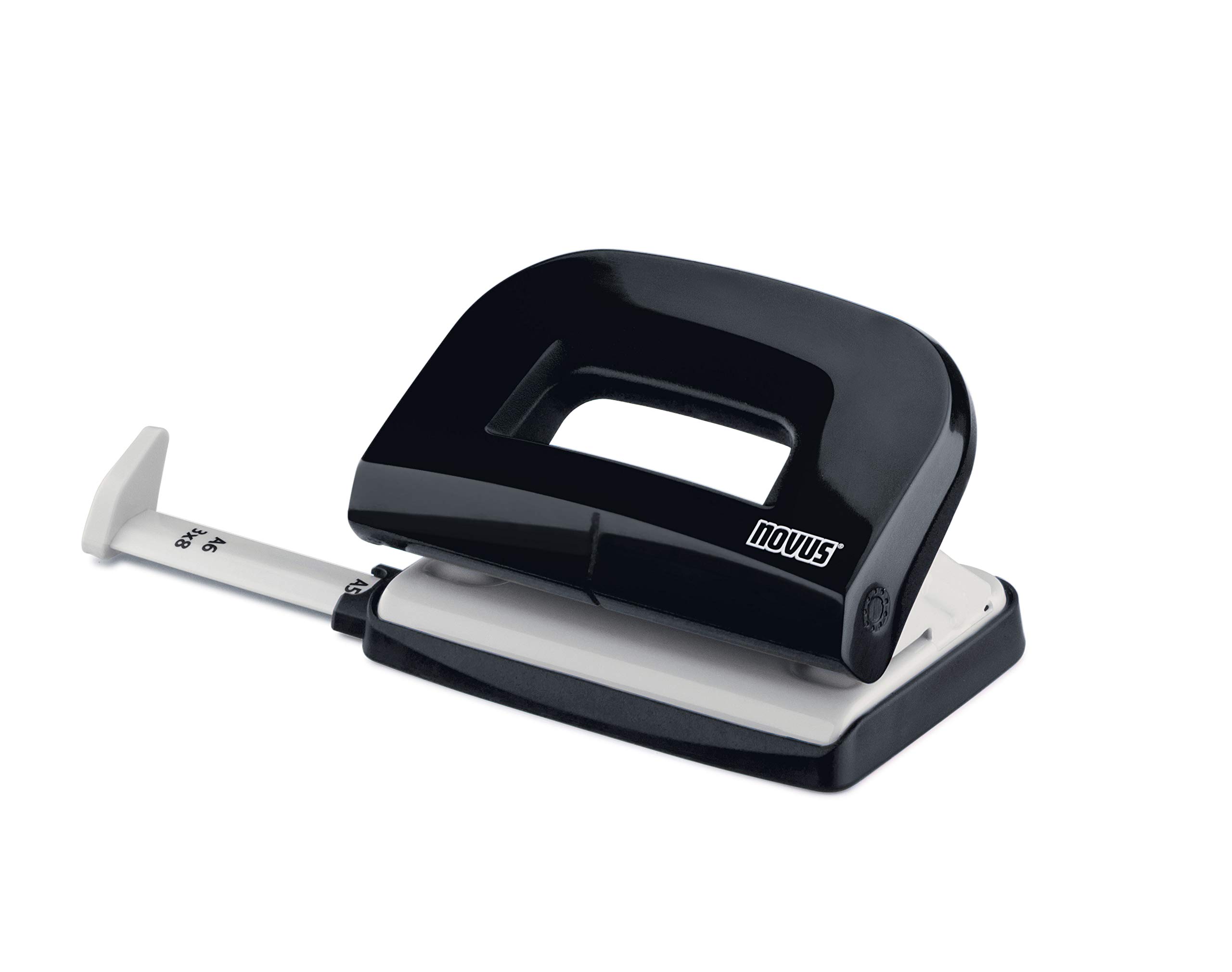 Novus E 210 10 Sheet Capacity Hole Punch - Black/ Grey