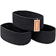 Kriitools Shelf Storage Baskets for Organizing|Cute Basket for Closet&Blanket Storage|Small Woven Baskets to Store Toys,Books,etc.-13x8.66x5.11’’ Cotton Rope,Stylish,Oval 3 Packs Black
