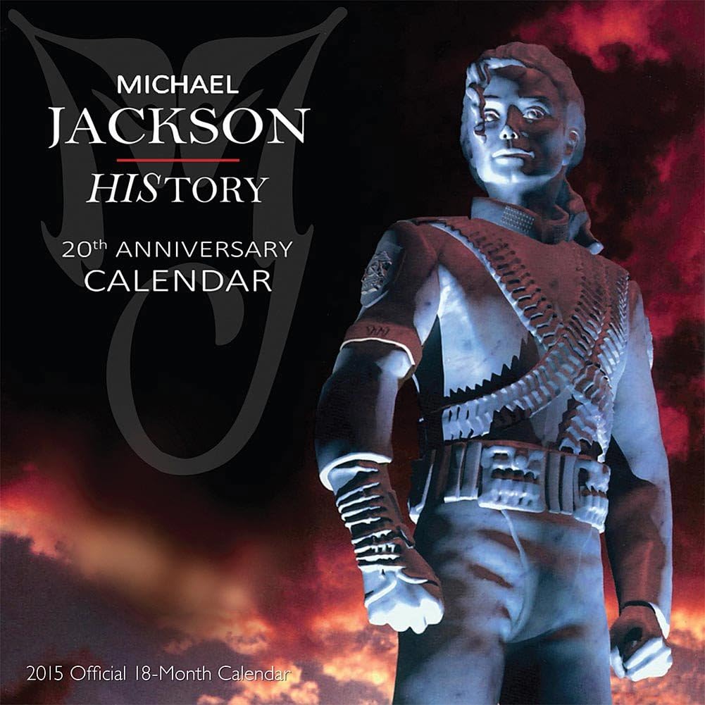 2015 Michael Jackson History 20th ANNIVERSARY Official Wall Calendar