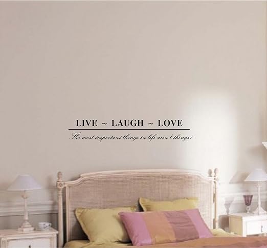 Amazon Com Newsee Decals Live Laugh Love The Most Important