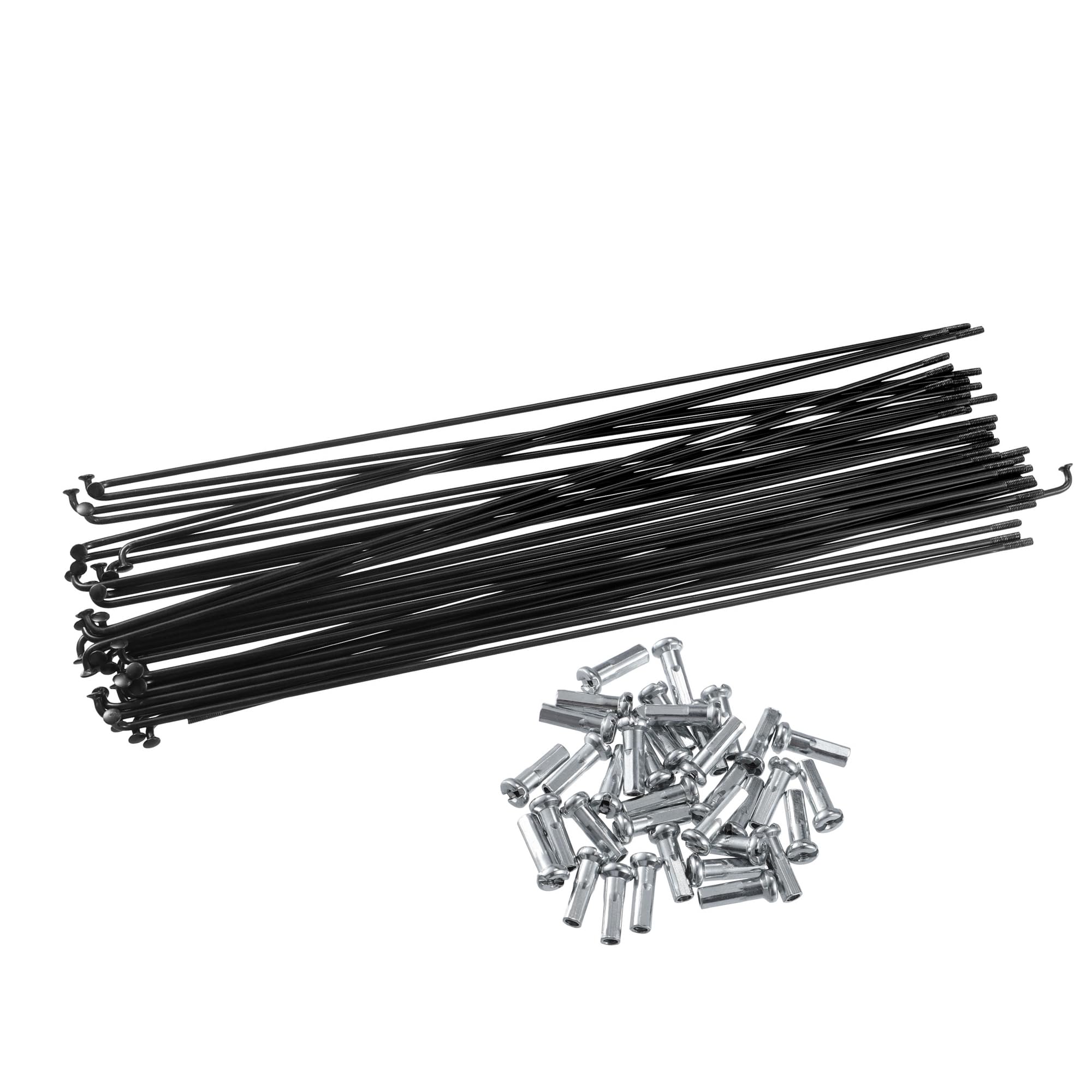 Motoforti Universal Bike 14G Bike Spoke with Nipples, 232mm Length, 40 Pcs