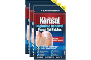 Kerasal Nighttime Renewal Fungal Nail Patches - 14 Patch 3 Pack - Overnight Nail Repair for Nail Fungus Damage, 8-Hour Nail Treatment Restores Healthy Appearance