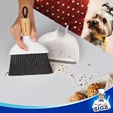 MR.SIGA Mini Dustpan and Brush Set Bamboo Handle Portable Cleaning Kit 1 Set view 4