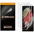 Supershieldz (2 Pack) Designed for Samsung (Galaxy S21 Ultra 5G) Screen Protector, High Definition Clear Shield (TPU)