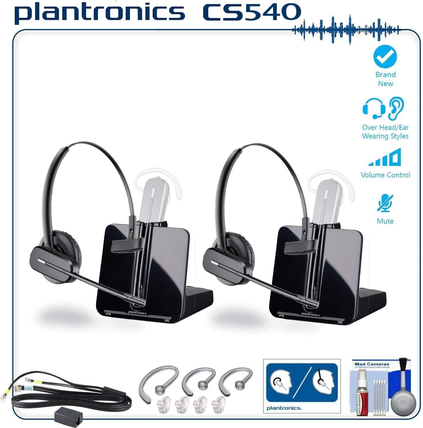 Plantronics Cs540 Wireless Headset System – NFHQWP
