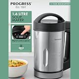 Progress EK5118V2P 1.6L Soup Maker, 900W, 5 Pre-set Functions, Stainless Steel view 3