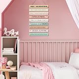 HPNIUB Rainbow Inspirational Wall Art Daily Affirmations Wood Sign Decor view 5