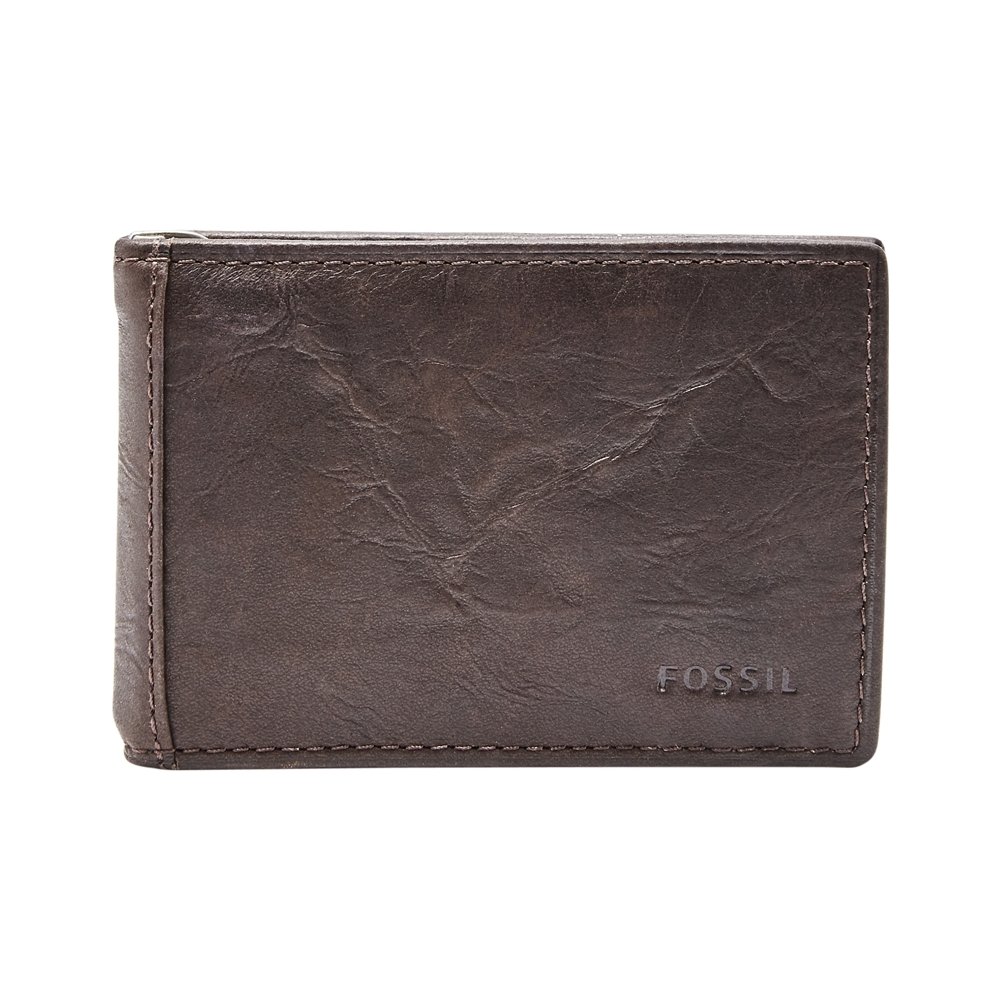 Fossil Wallet for Men Neel, Leather Bifold brown 10.16 cm L x 1.27 cm W x 6.99 cm H ML3887200