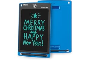 Mafiti LCD Writing Tablet 8.5 Inch Electronic Writing Drawing Pads Portable Doodle Board Gifts for Kids Office Memo Home Whiteboard Blue