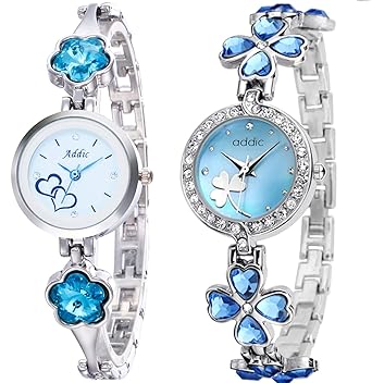 Cool Analogue Dial White Women's Watches -Combo of 2