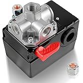 Carbbia Z-D26612 Pressure Switch Z- for Porter Cable 150/120 PSI D26612 | 4 Port 120 Volt