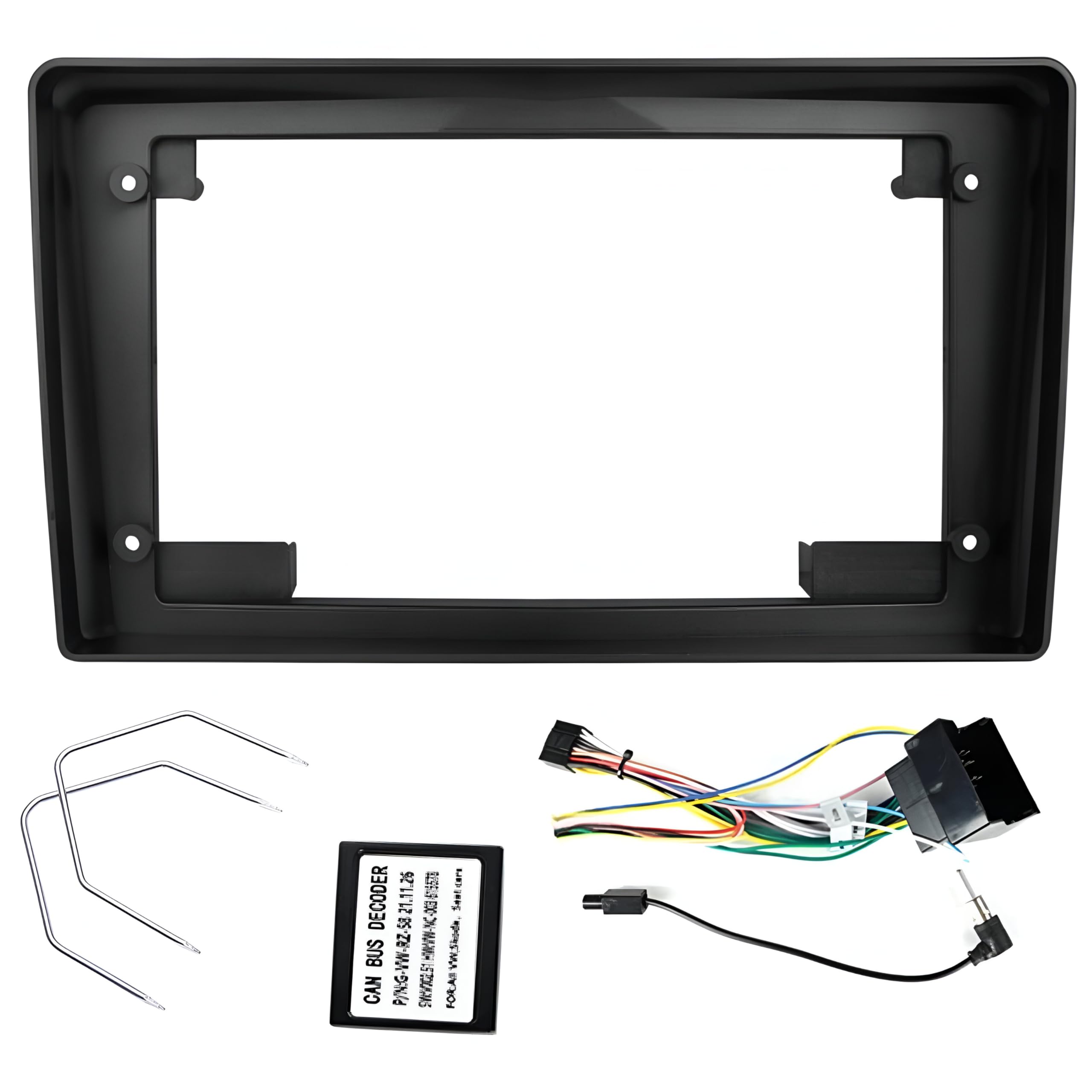 Sound-way - 9" inch dash car stereo facia radio adapter compatible with VAUXHALL Astra (H) 04-10 Antara, Corsa (D) 06-15, Zafira (B) 05-12, KA22-1094