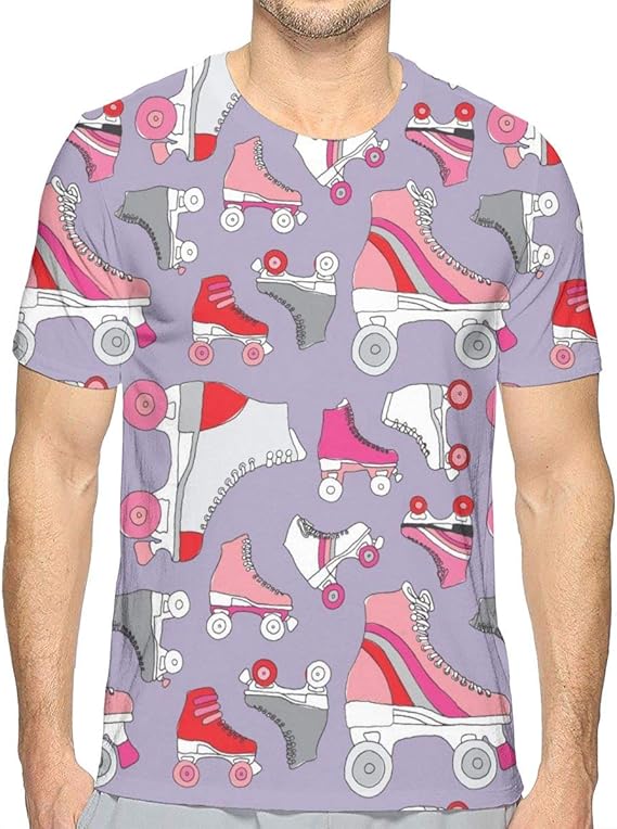 Amazon Co Jp Tシャツ ローラースケートパーティー 半袖 服 メンズ 夏 カジュアル ファッション 丸襟 柔らかい 快適 服 ファッション小物