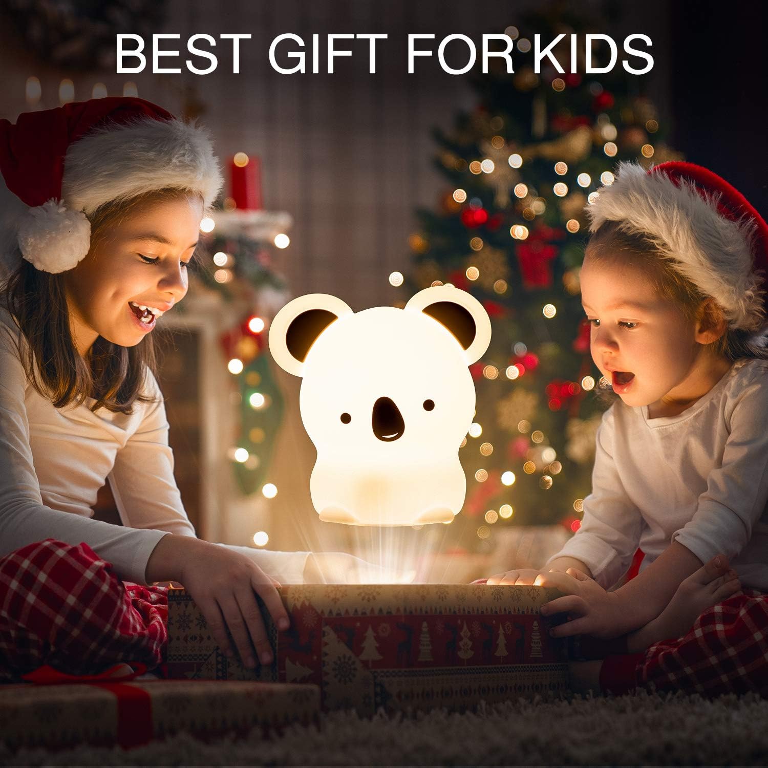 Kids Night Light,Cute Koala Gifts,Bear Silicone Nursery Toddler Teen Girls Baby Night Light for Bedroom,Kawaii Portable Battery Powered Animal Lamp,Soft Squishy Color Changing Nightlight for Children: Home & Kitchen