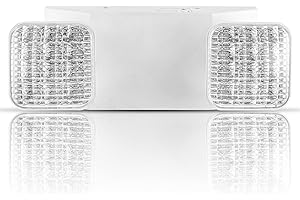 OSTEK LED Emergency Exit Lighting Fixtures with 90 Minutes Long Backup Batteries, US Standard Adjustable Integrated LED Emergency Light for Commercial Hallways, Stairways, Fire Resistant