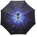 MyLifeUNIT Starry Star Sky Automatic Folding Compact Umbrella