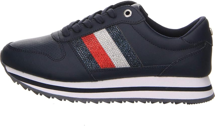 tommy retro crystal sneaker