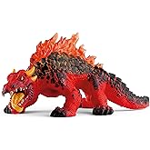 Schleich Eldrador Creatures - Lava Lizard Figurine - Red Magma Dragon for Boys and Girls - Durable Fantasy Beast Figures for Imaginative Play - Monster Toys for Kids Ages 7+ | 70156