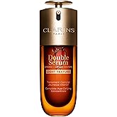 Clarins DOUBLE SERUM LIGHT TEXTURE | Anti Aging Serum | Visibly Firms, Smoothes, Boosts Radiance and Refines Pores | 24H Hydration | Great for Combination to Oily Skin and Humid Climates