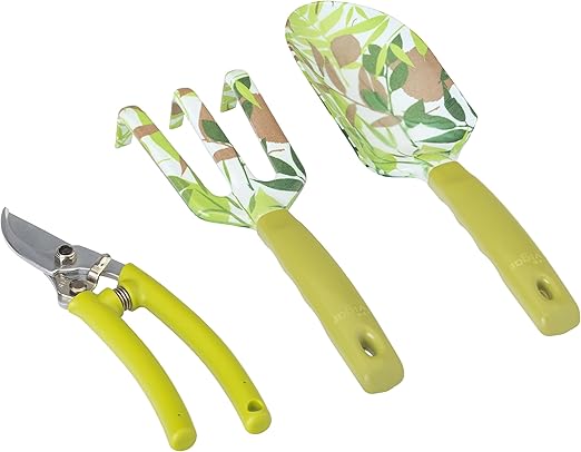 Vigar Set Herramientas Jardín Verde 8x3.5x22 cm: Amazon.es: Jardín