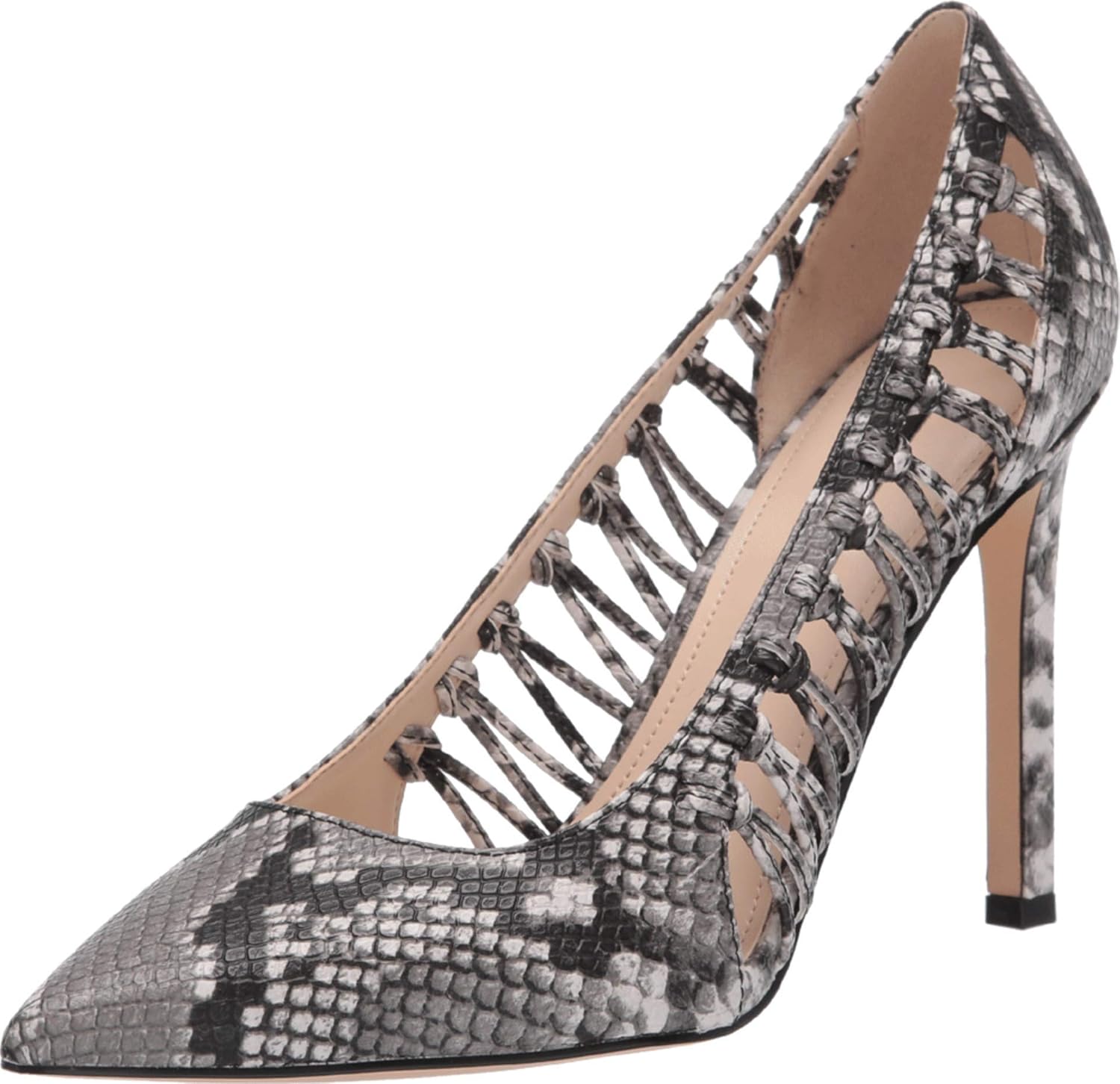 nine west grey pumps