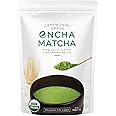 Encha Ceremonial Grade Organic Matcha Powder - First Harvest Organic Japanese Matcha Green Tea, From Uji, Japan (Organic Ceremonial, 1 Pound (17.6oz))