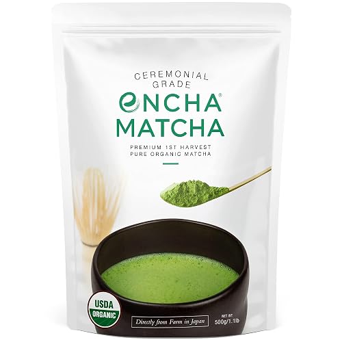 Encha Ceremonial Grade Organic Matcha Powder - First Harvest Organic ...