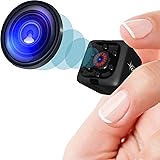 Mini Spy Camera 1080P Hidden Camera - Portable Small HD Nanny Cam with Night Vision and Motion Detection - Indoor Covert Secu