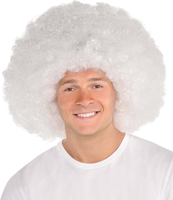 White afro wig Clearance