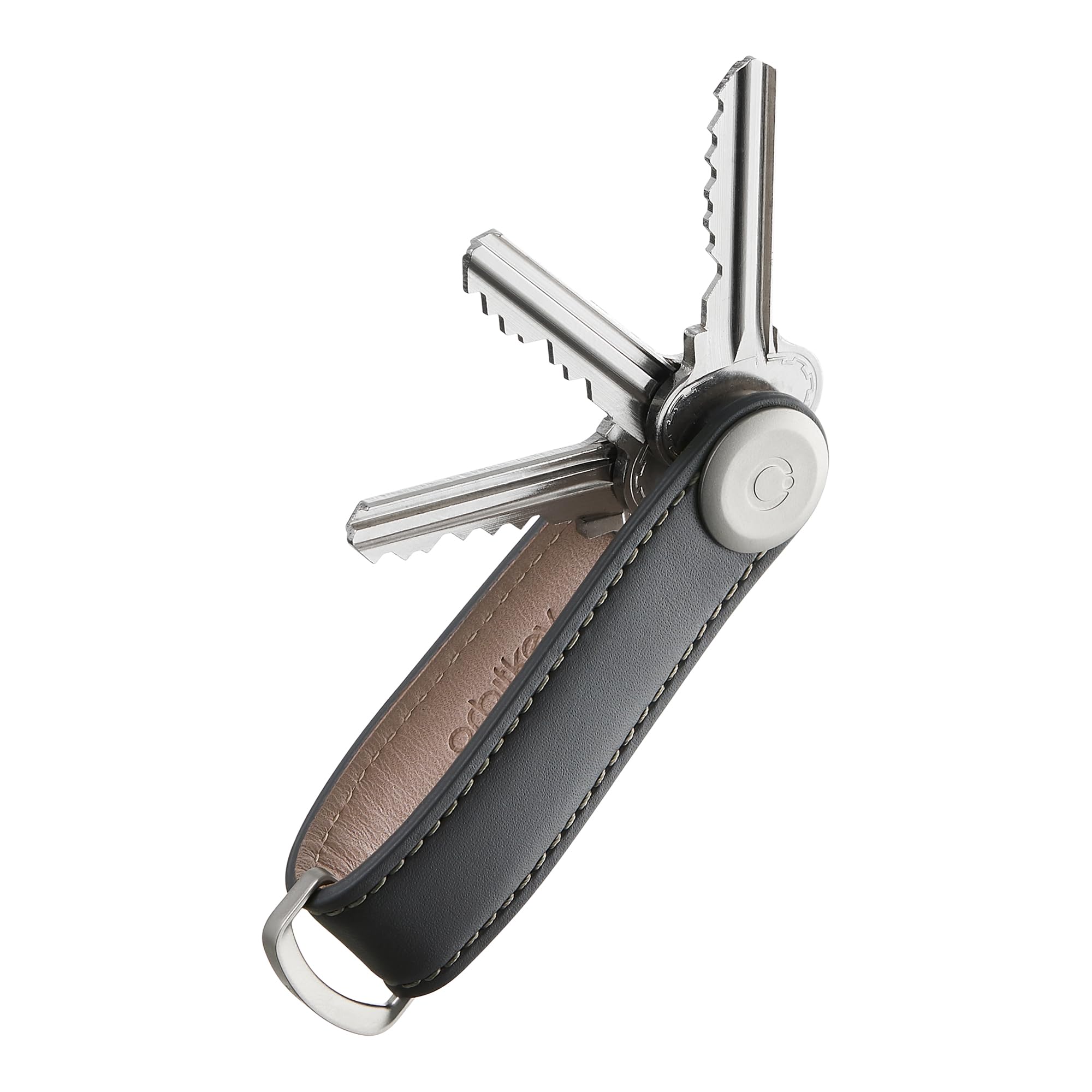 orbitkey Premium leather 2.0 (Charcoal with Grey Stitching)