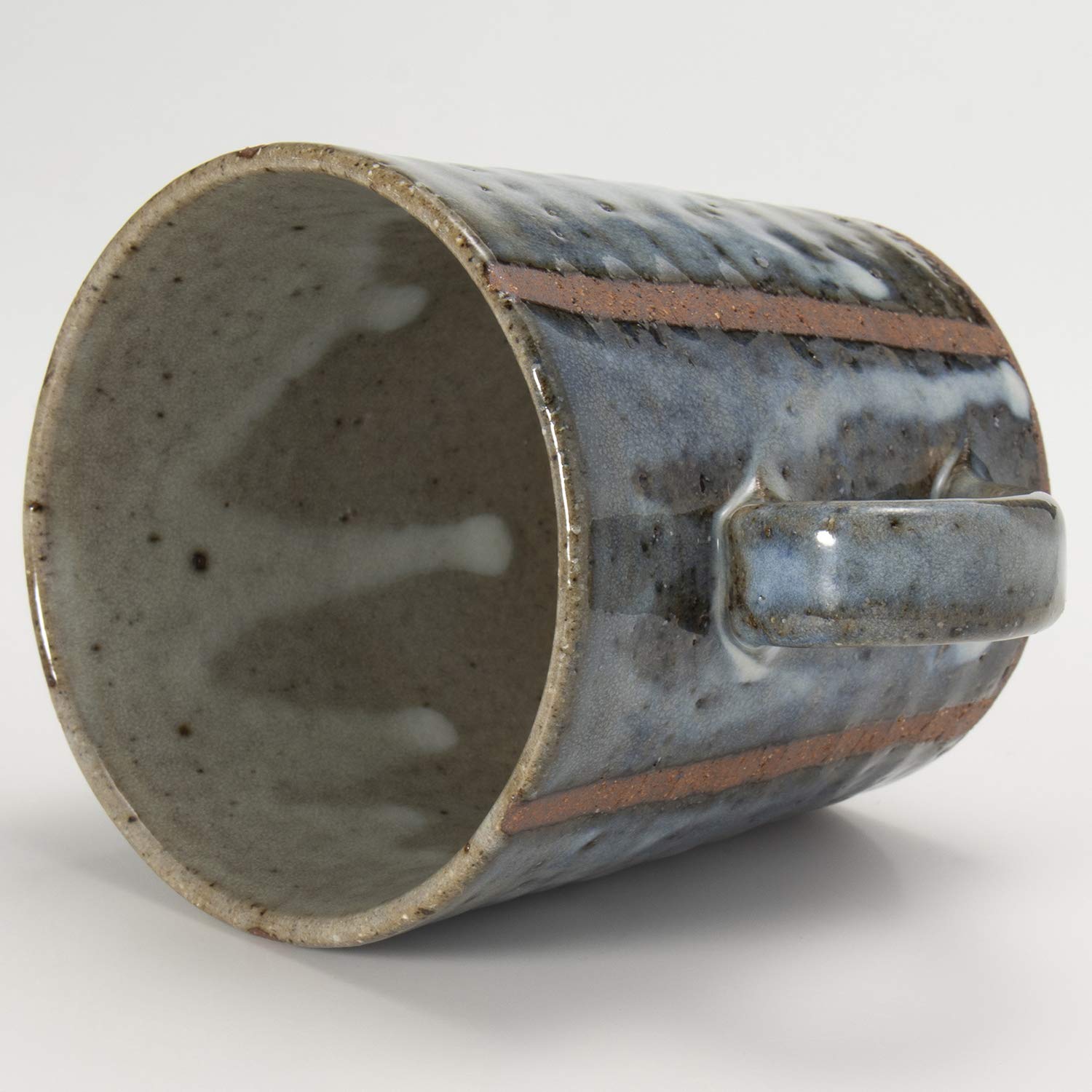 Marui Pottery MR-3-3335 Shigaraki Ware Hecchimon Mug, Large Size, 11.2 fl oz (330 ml), Stylish, Coffee Cup, Ceramic, Artisan Handmade, Traditional Crafts, Made in Japan