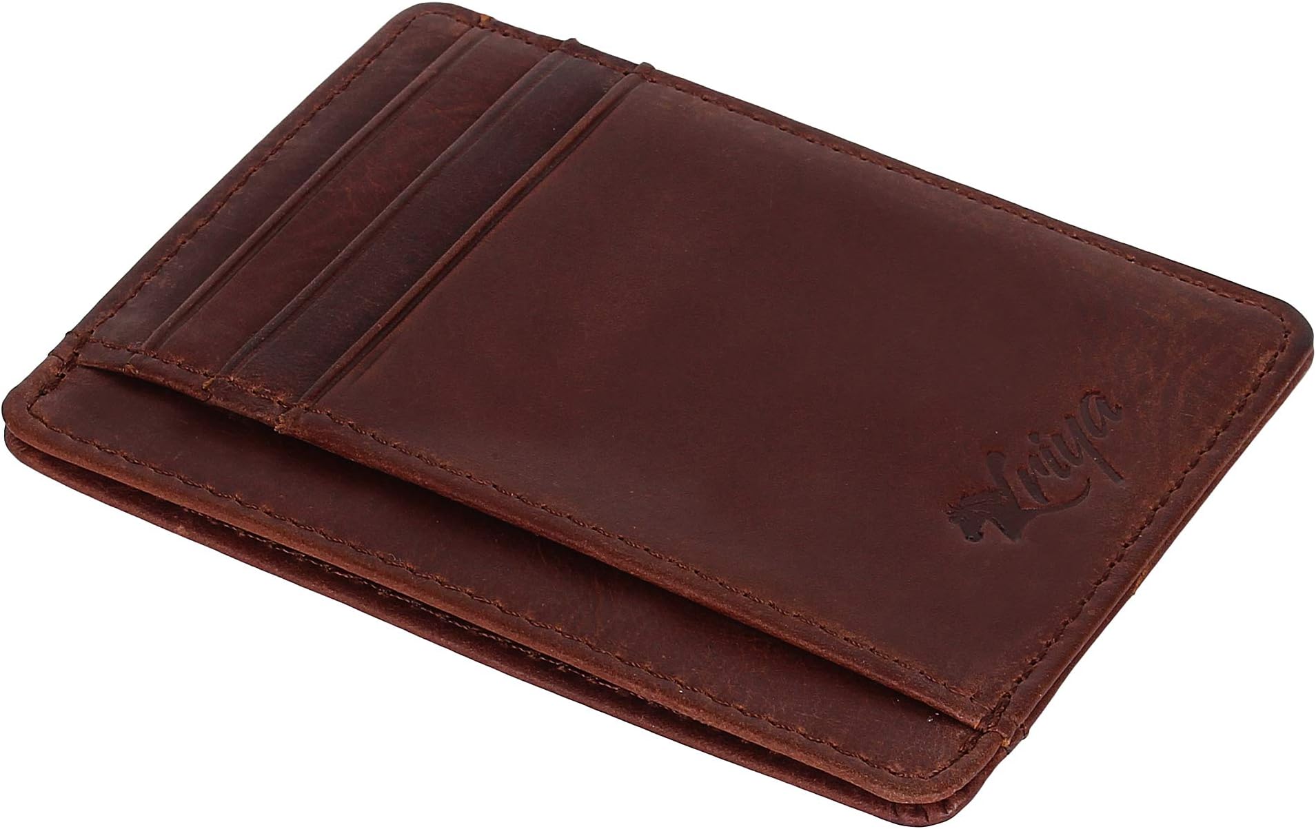 Leather Wallets for Men & Women – RFID Blocking Super Slim Minimalist Design Front Pocket Wallet