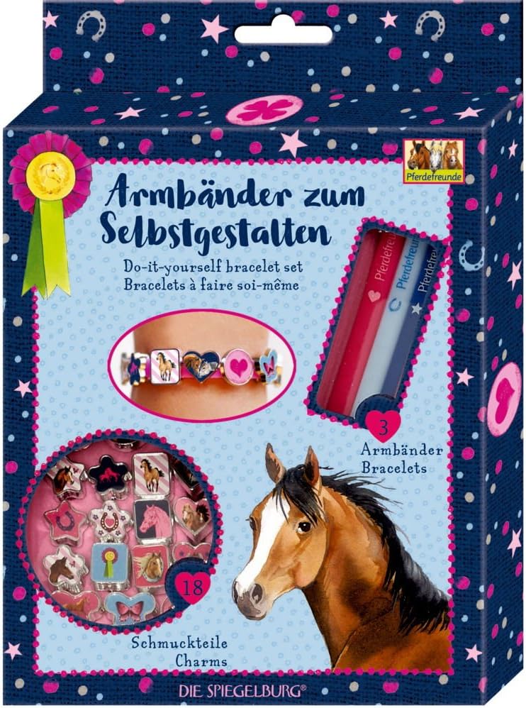 DIY Do IT Yourself Bracelet Set Horse Friends By Spiegelburg Pfederfreunde
