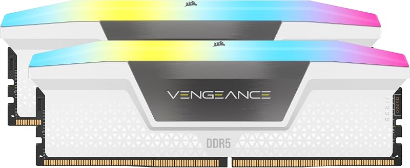 Corsair Vengeance RGB DDR5 32GB (2x16GB) 6000MHz CL30-36-36-76 White