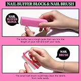 FANDAMEI 12pcs Nail Files Set Buffer Cuticle Remover Nipper Pusher Manicure view 3