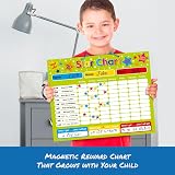 Fridge Magic Magnetic Reward Star Chart 40x30cm Behaviour Task Chore Visual view 8
