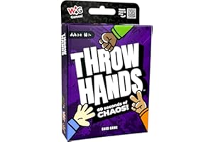 Throw Hands – The Absurdly Fast and Absolutely Chaotic Card-Shedding Game for 2 to 8 Players – 60 Second Card Game for Friend