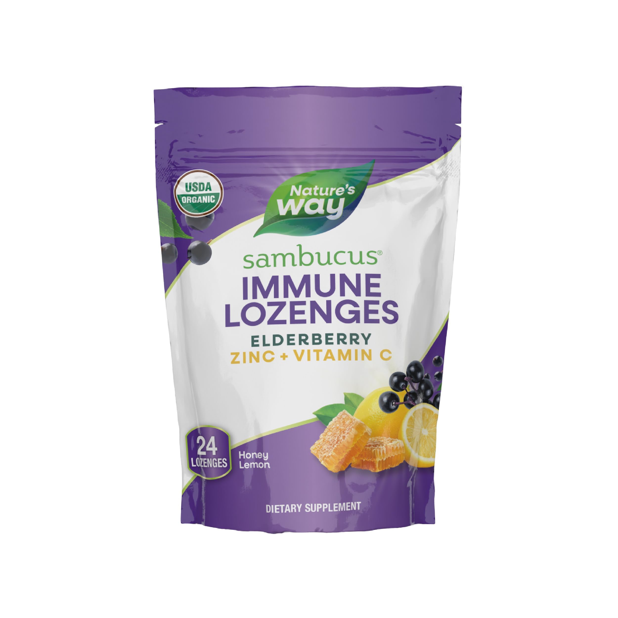 Sambucus Immune Lozenges (Honey Lemon)