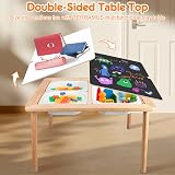 TERRAMUS Multifunctional Sensory Table with 3 Storage Bins 22mm Wood view 4