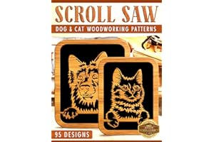 Scroll Saw: Dog & Cat Woodworking Patterns – 95 Designs