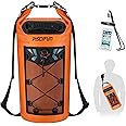 Piscifun Dry Bag, Waterproof Floating Backpack 5L/10L/20L/30L/40L with Waterproof Phone Case for Boating, Kayaking, Fishing